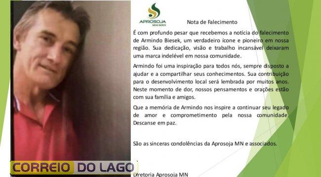 Morre santa- helenense que ajudou desbravar terras nos estados do Tocantins e Bahia