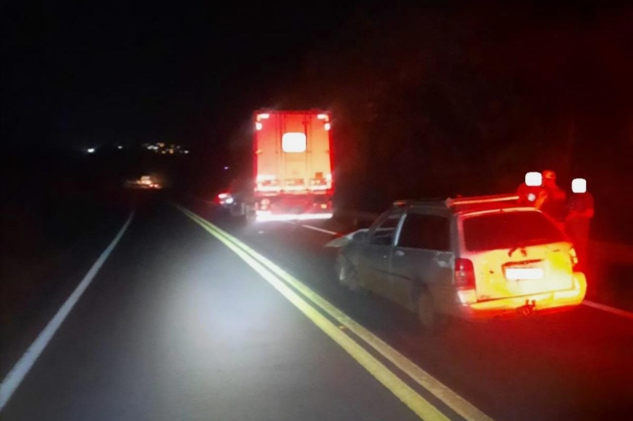 PRE de Santa Helena registra tentativa de ultrapassagem que resultou em acidente