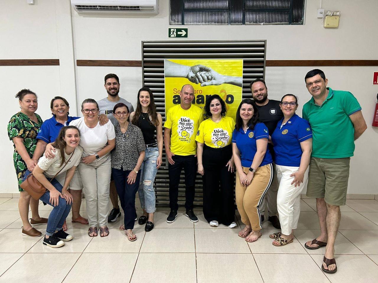 Rotary Club de Santa Helena realiza palestra sobre saúde mental no Setembro Amarelo