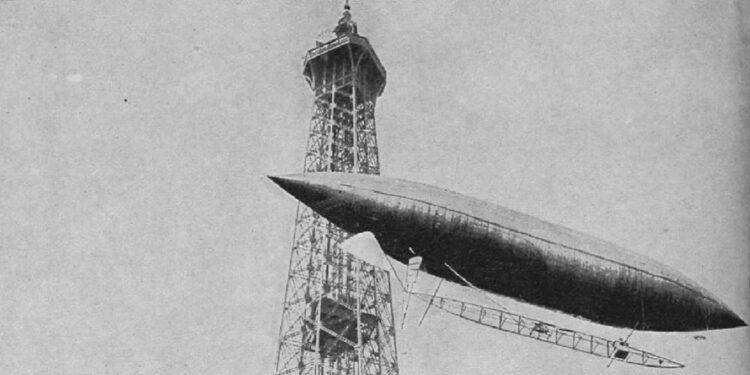 Em 19 de outubro de 1901, Santos Dumont era premiado por voar ao redor da Torre Eiffel, em Paris