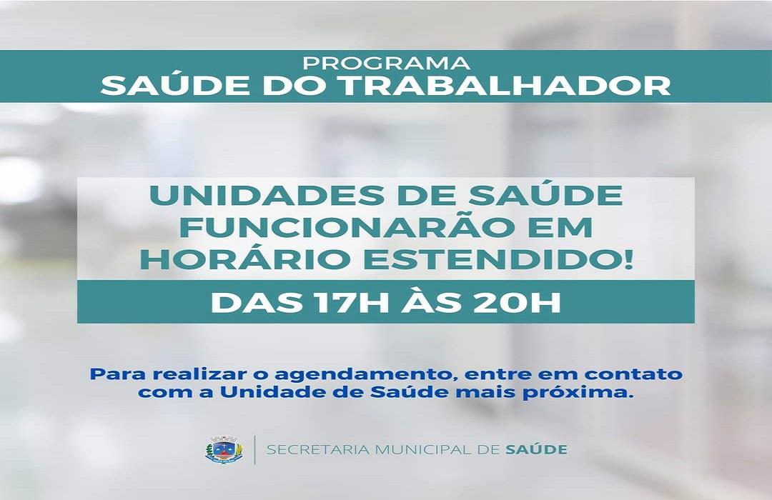 Programa Saúde do Trabalhador disponibiliza horário especial de atendimento em Santa Helena