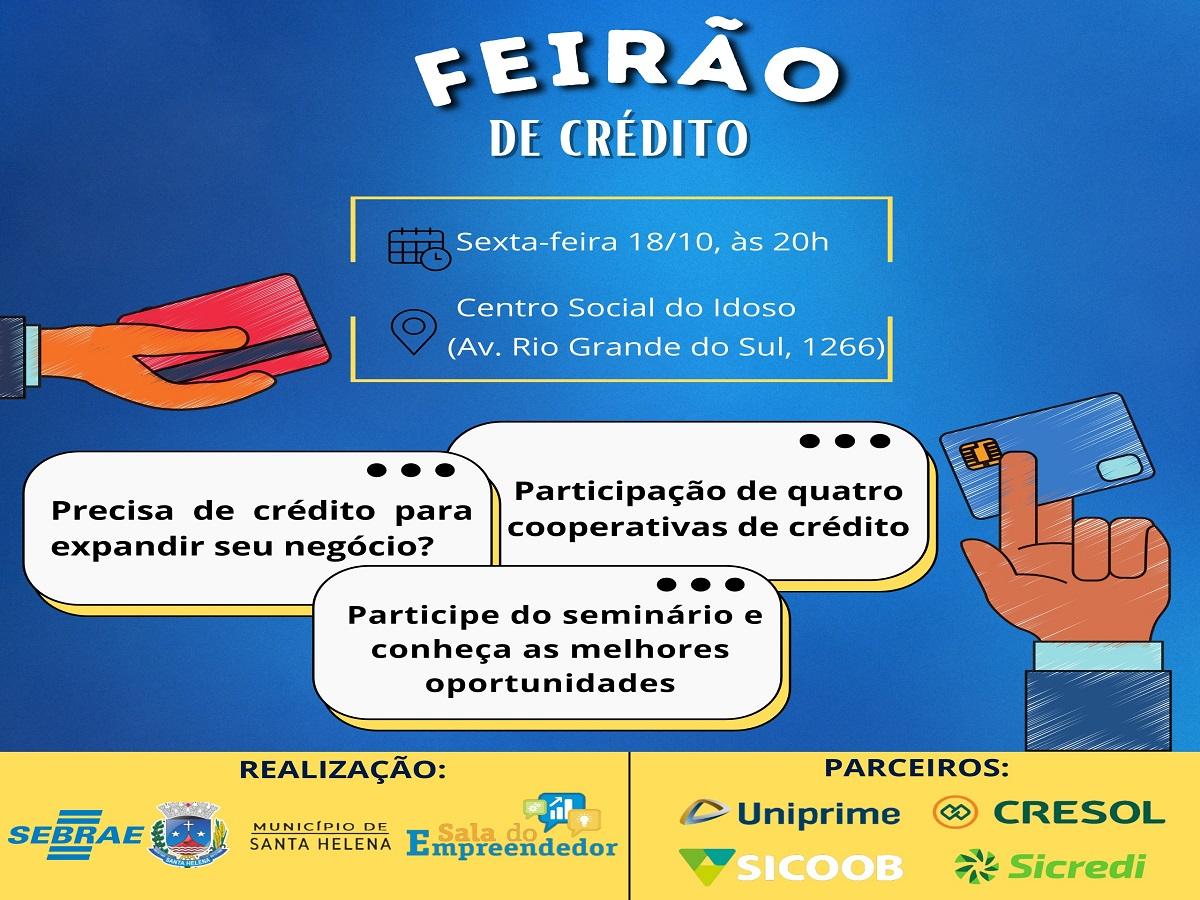 Sala do Empreendedor promove Feirão de Crédito e Palestra sobre Compras Públicas nesta sexta-feira (18)