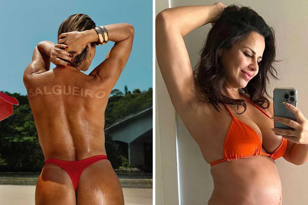 Viviane Araújo celebra Flávia Alessandra por entrar no Salgueiro
