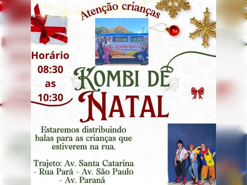 ONG Risoterapia leva sorrisos e solidariedade com a Kombi de Natal em Santa Helena