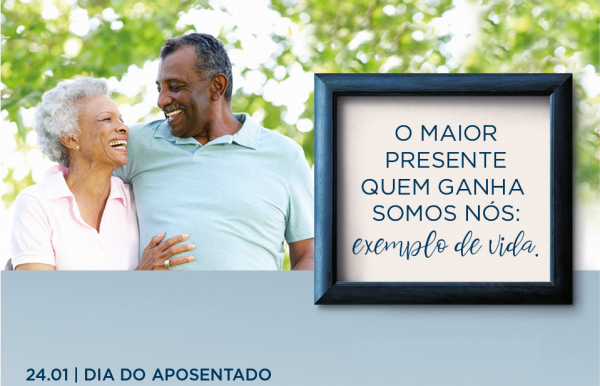 Bom dia! Feliz 24 de janeiro! Dia Nacional do Aposentado