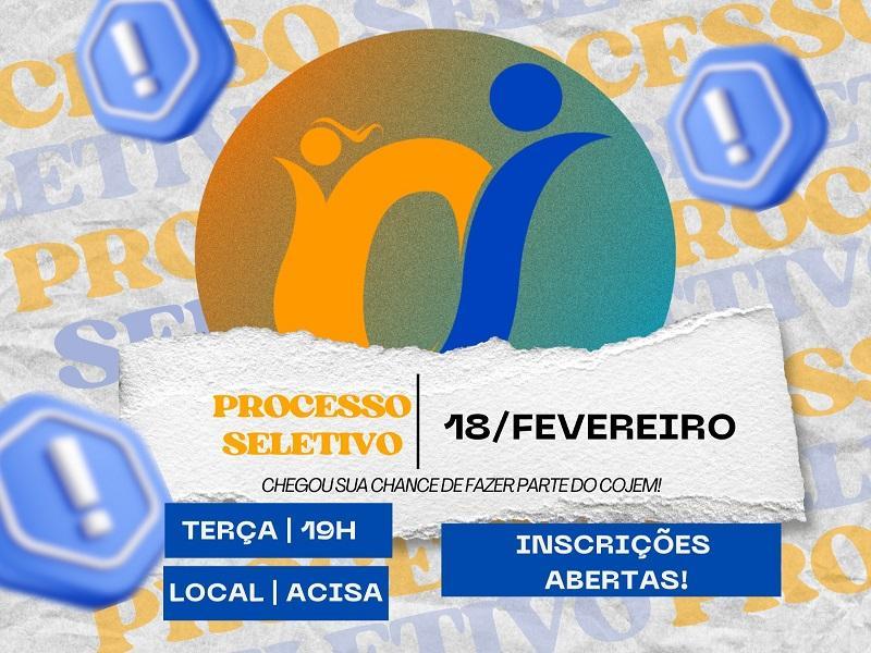 Inscrições abertas para o Processo Seletivo do Cojem de Santa Helena