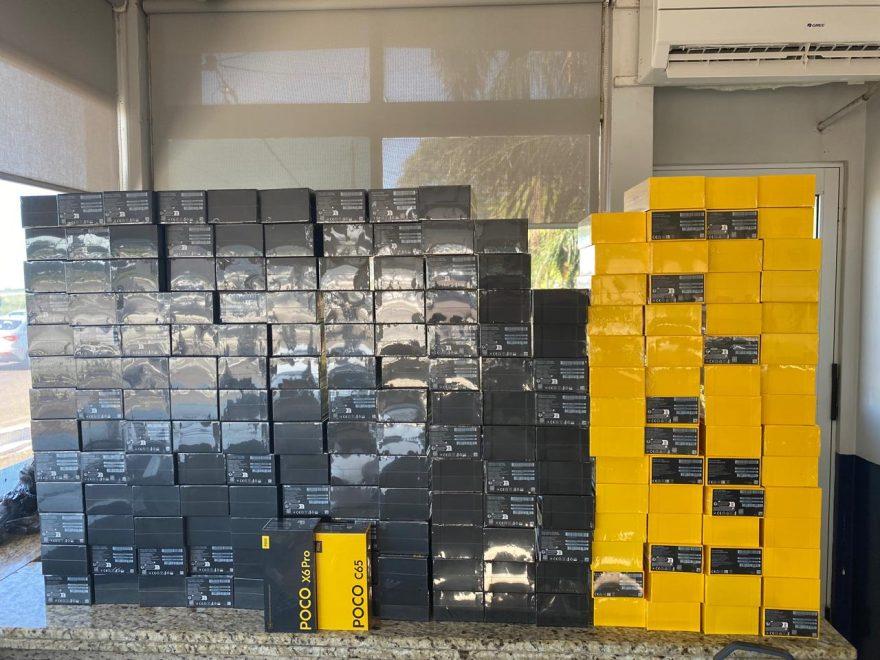 Polícia apreende na região quase meio milhão de reais em mercadorias importadas ilegalmente