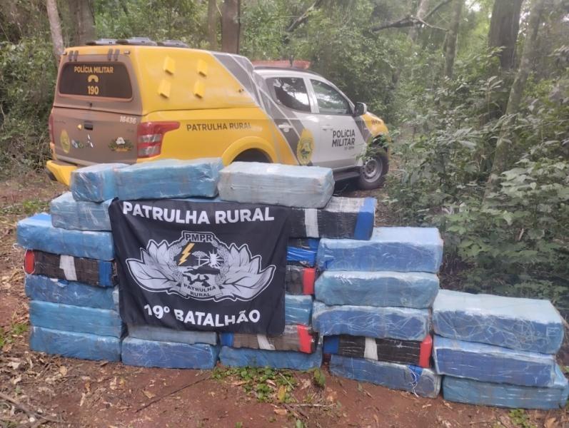 Polícia Militar apreende mais 400 kg de maconha em Mercedes