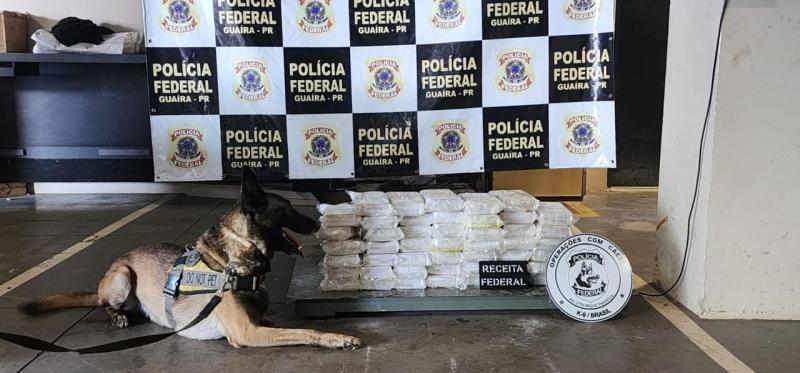 Cocaína avaliada em mais de R$ 2 milhões é apreendida entrando no Brasil pela costa oeste