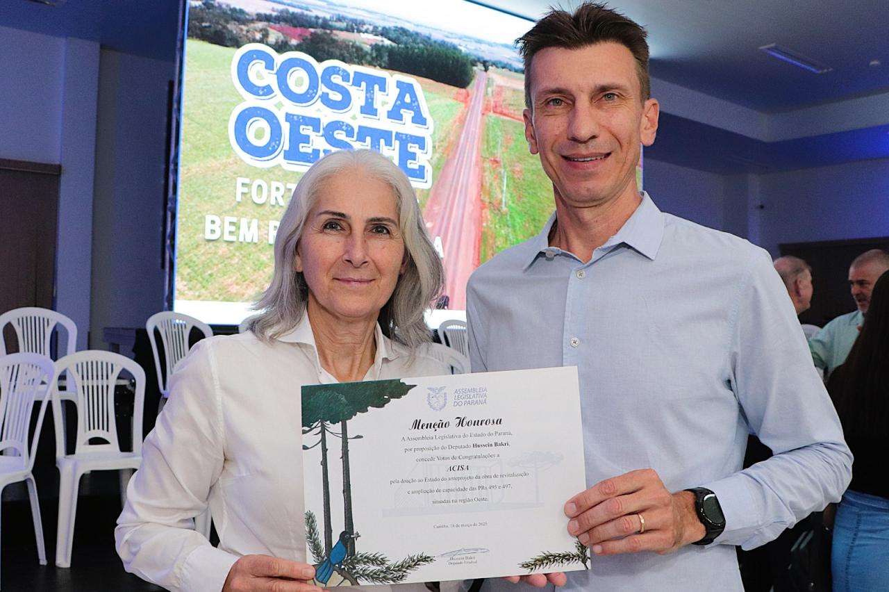 Acisa recebe menção por contribuir com anteprojeto de mais de R$1,7 milhão para rodovias