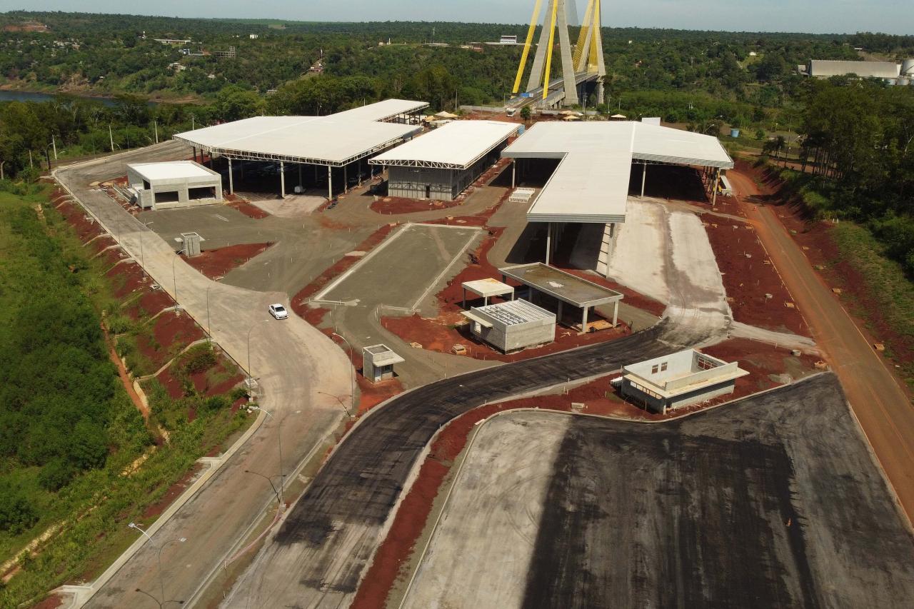 Obras da Perimetral Leste da Ponte da Integração em Foz do Iguaçu chegam a 61% de conclusão