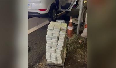 Casal é preso com 98,5 kg de cocaína no Paraná