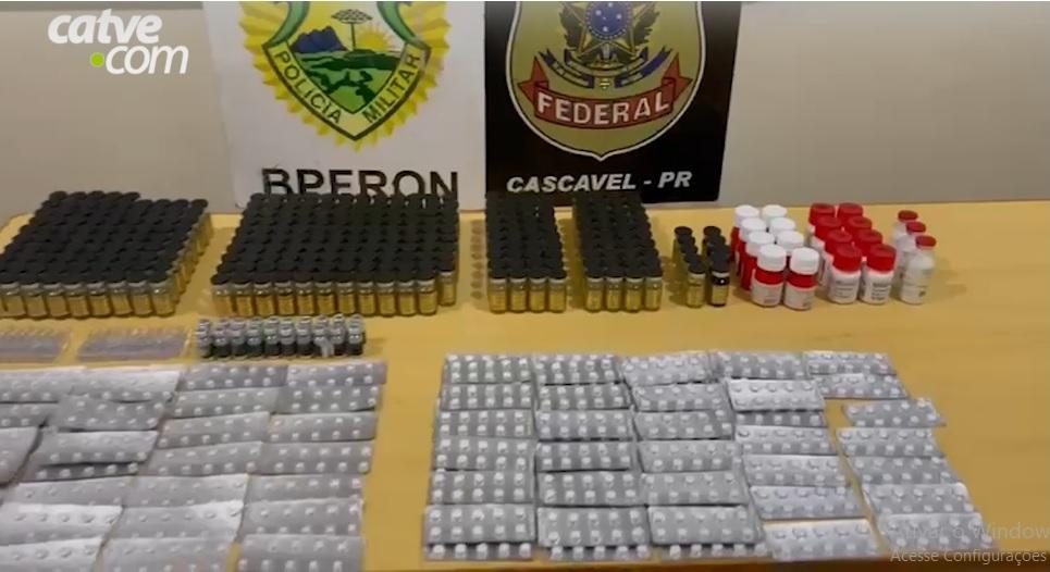 Grande quantidade de anabolizantes é apreendido