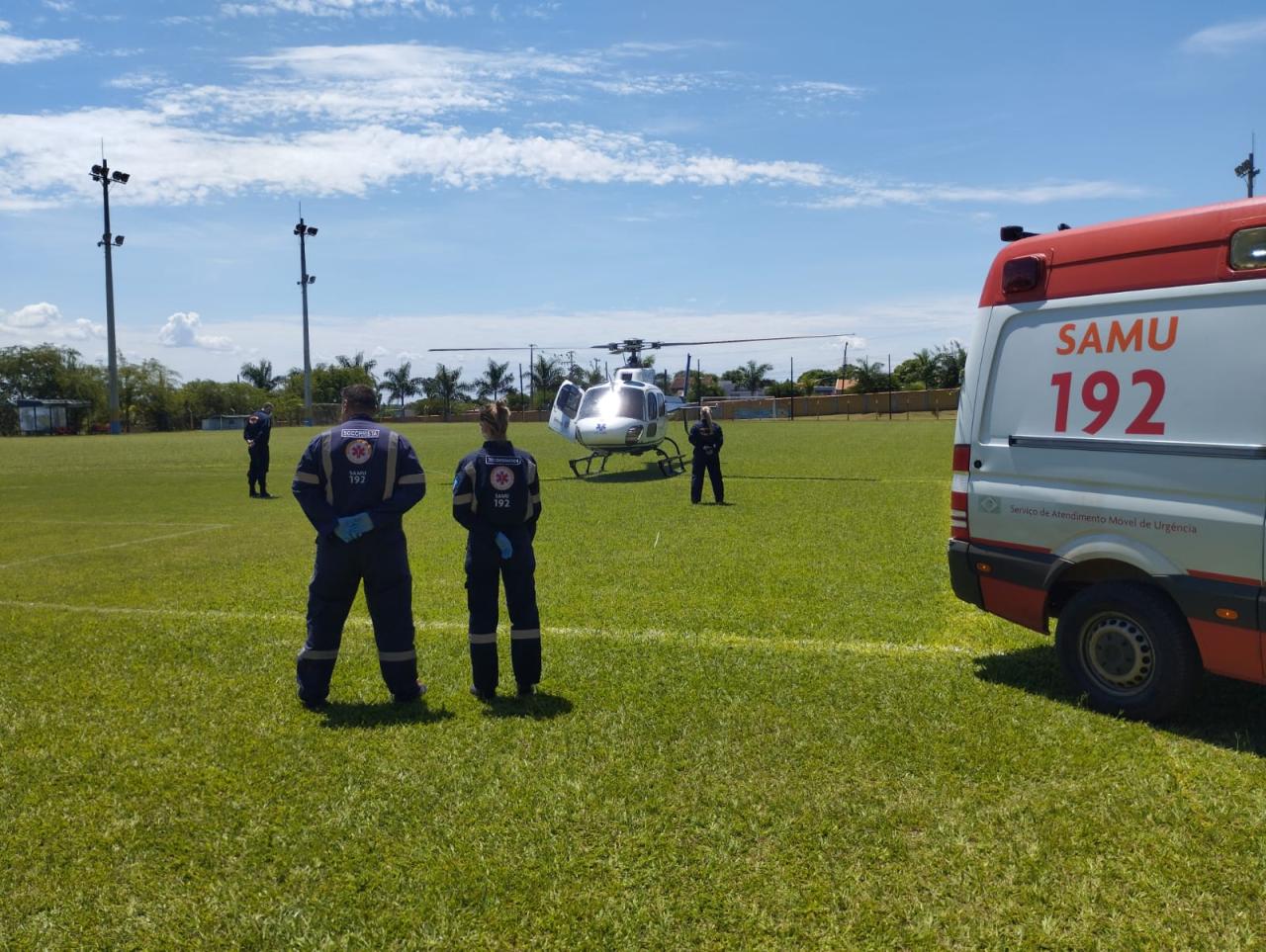 Advogado é transferido de helicóptero após sofrer infarto em Santa Helena