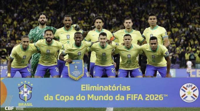 Brasil vence Paraguai e confirma vaga na Copa do Mundo de 2026