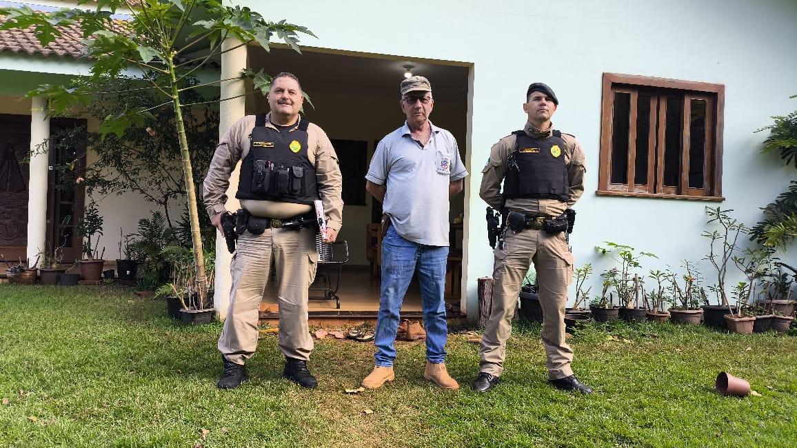 Mais famílias de Santa Helena são cadastradas e passam a ser atendidas pela Patrulha Rural Comunitária