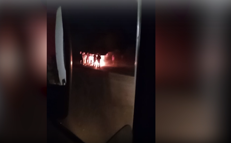 Manifestação indígena interdita a BR-272