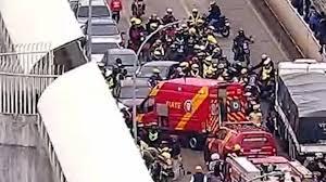 Motociclista fica ferido em acidente na Ponte da Amizade