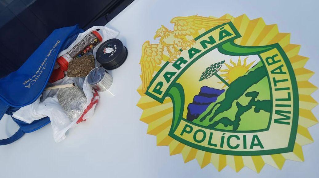 PRE apreende maconha durante abordagem no interior de Santa Helena