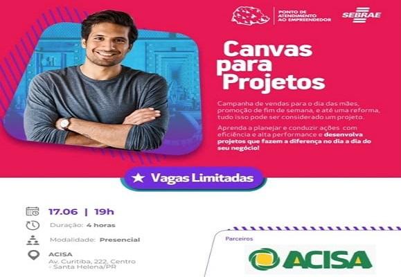 Treinamento de Canvas para Projetos será realizado pela Acisa em Santa Helena