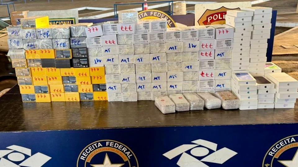 Celulares avaliados em quase meio milhão são apreendidos na região