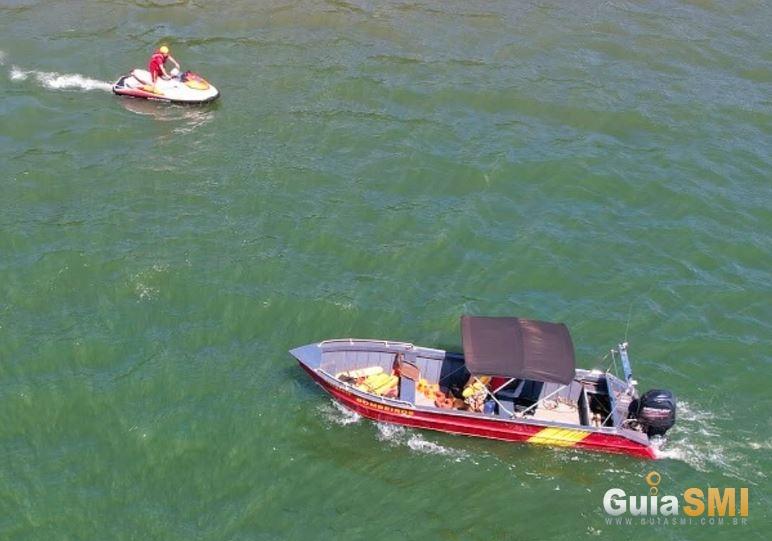 Corpo de Bombeiros busca pescador que desapareceu no Lago de Itaipu na região de Missal