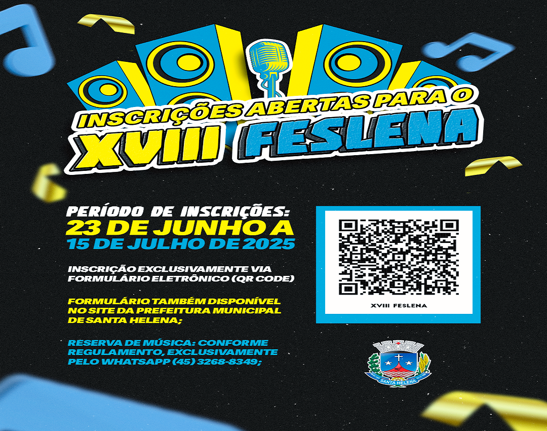Encerra nesta terça (15), prazo para inscrições no Feslena