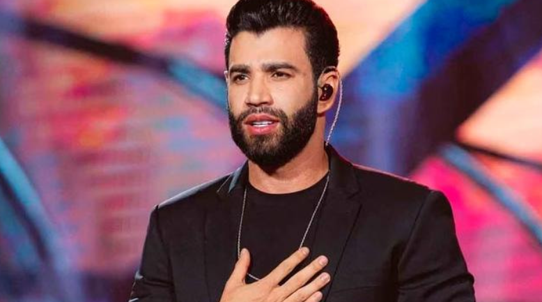Gusttavo Lima canta para acordar convidada em casamento de Éder Militão e Tainá