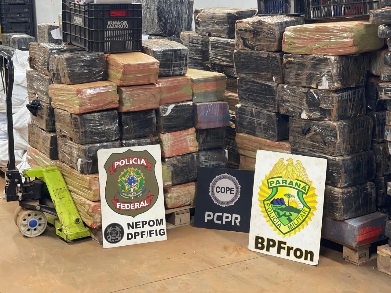 Mais de duas toneladas e meia de maconha são apreendidas em Santa Helena