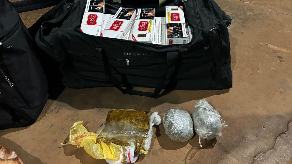 Passageiro de ônibus é preso com drogas na região