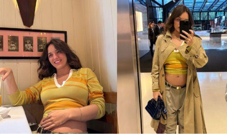 Rafa Kalimann celebra gravidez com barrigão à mostra e bom humor