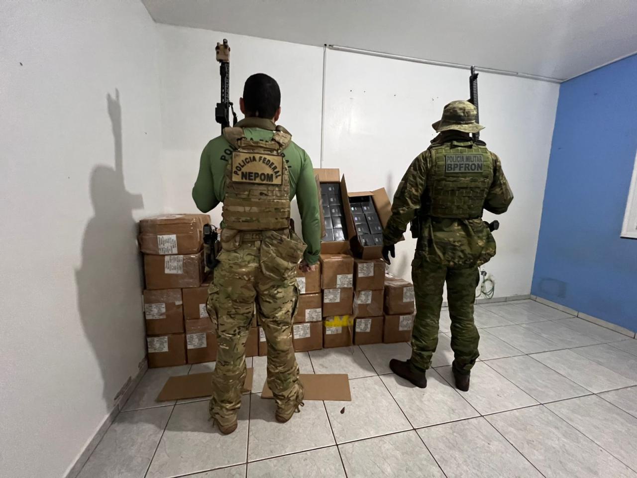 Ação apreende mais de meio milhão de reais em cigarros eletrônicos na região