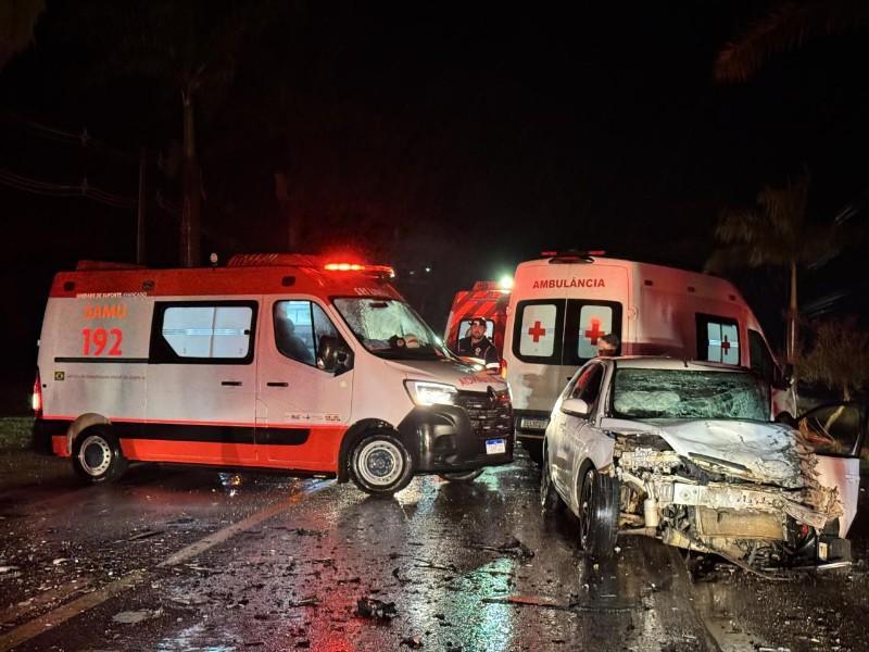 Acidente em Santa Helena deixa um morto e três feridos