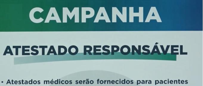 Cidade da região lança campanha de conscientização sobre atestado médico