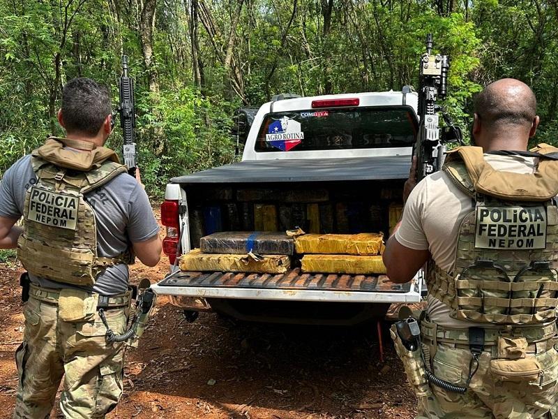 Polícia apreende veículo e mais de uma tonelada de maconha em Santa Helena