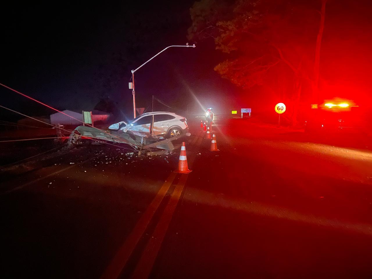 Polícia Rodoviária Estadual de Santa Helena registra acidente na PR-239