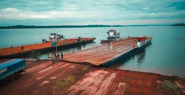 Inauguração de balsa que fará travessia Porto Índio/Santa Helena é adiada devido a agenda presidencial e condições climáticas