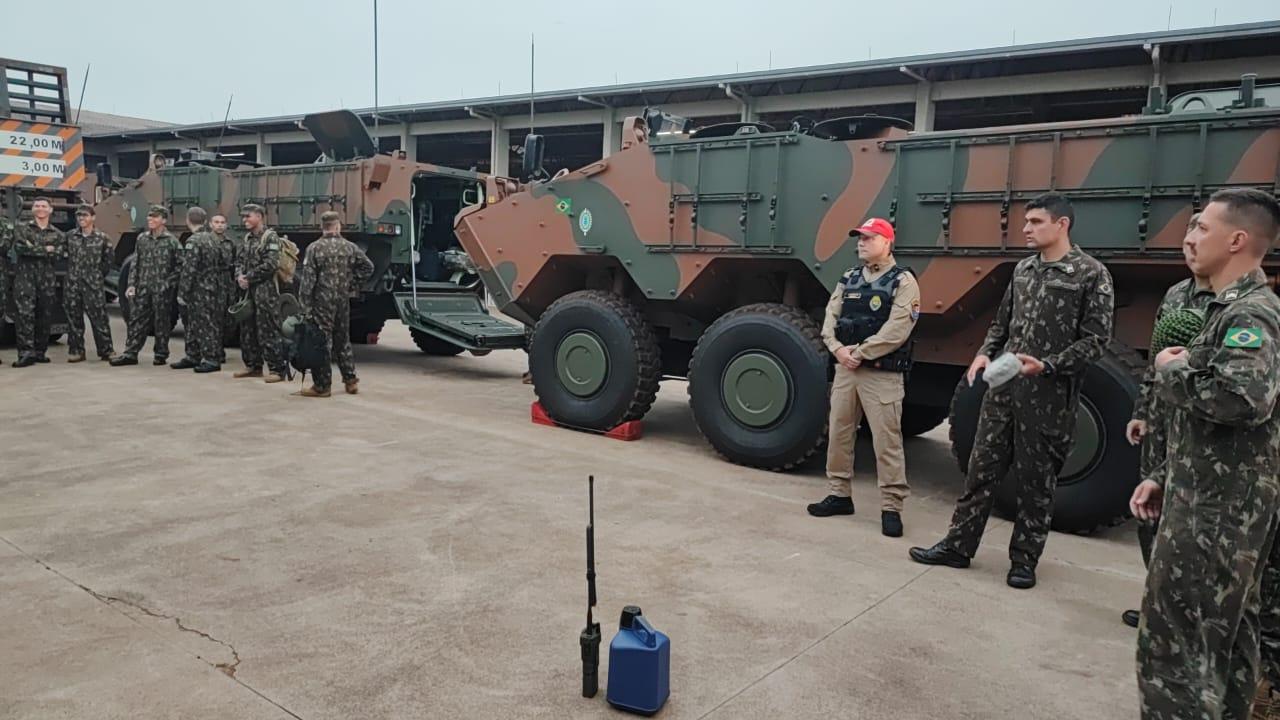 Polícia Rodoviária Estadual apoia Exército Brasileiro em Operação Militar na região