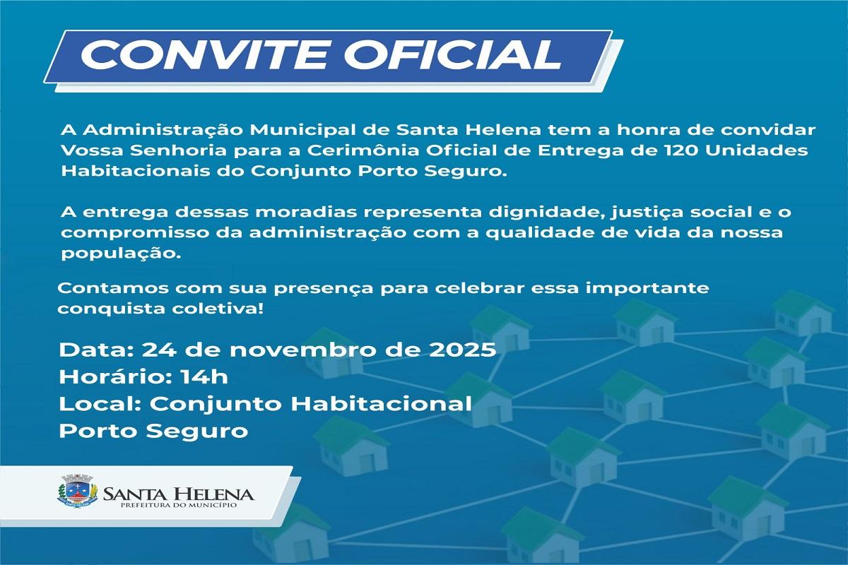 Entrega das 120 casas do Conjunto Porto Seguro acontece hoje