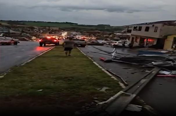 Intenso temporal causa severos estragos em Rio Bonito do Iguaçu