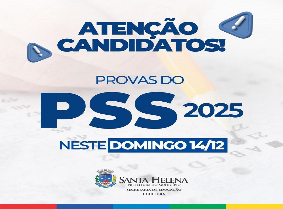 Provas do PSS para professores acontecem neste domingo (14), em Santa Helena