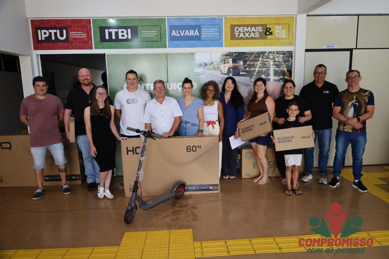 Premiação do Nota Missalense é entregue aos sorteados