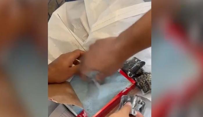 Ampolas emagrecedoras são encontradas em caixas de sabão em pó