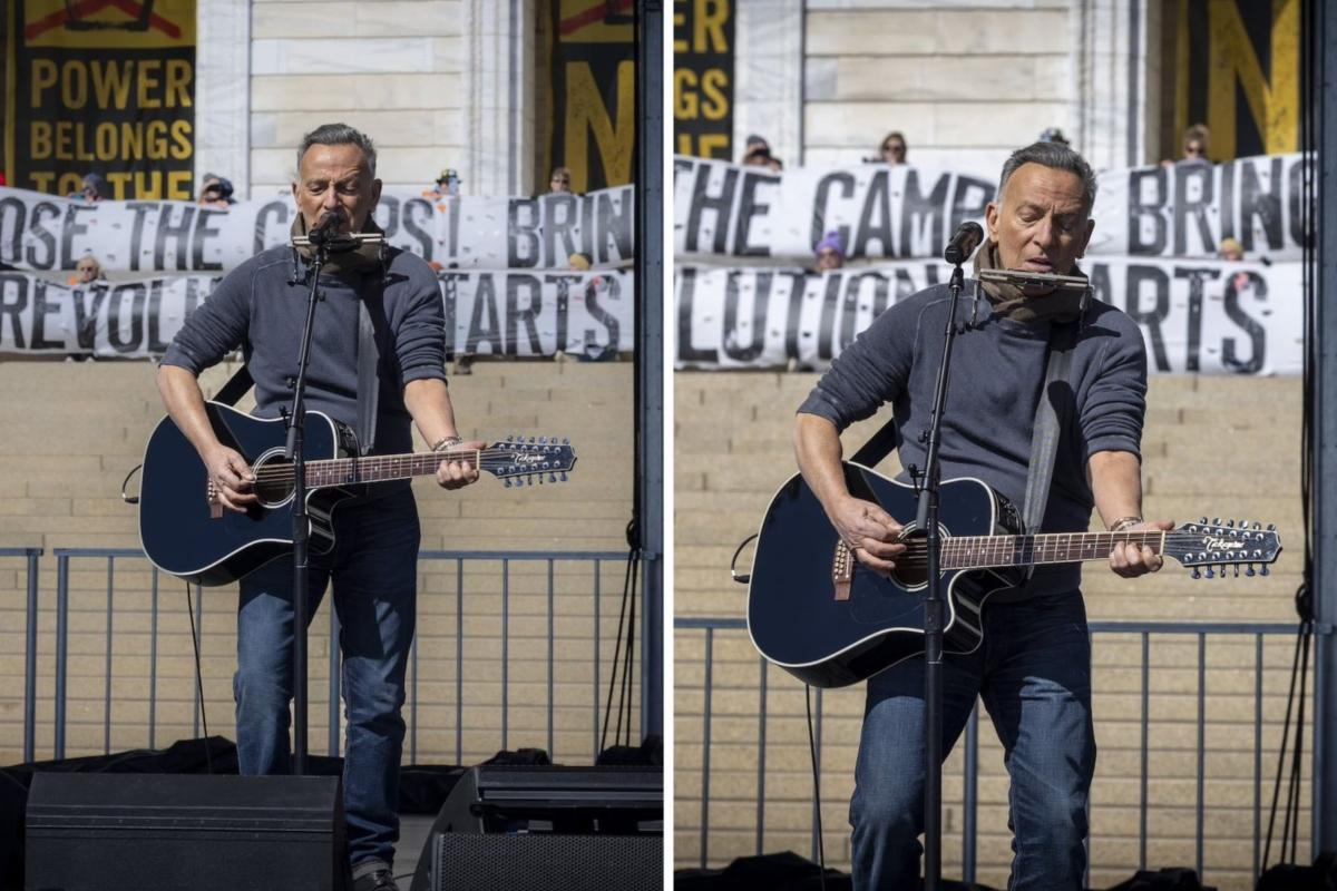 Bruce Springsteen ataca Donald Trump com música em forma de protesto