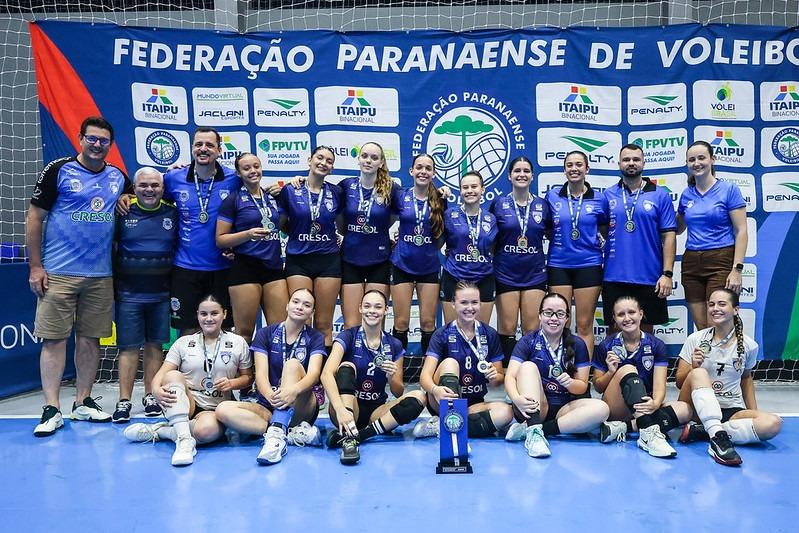Santa Helena é campeã no Sub-17 da Copa Paraná Terra das Águas de Voleibol