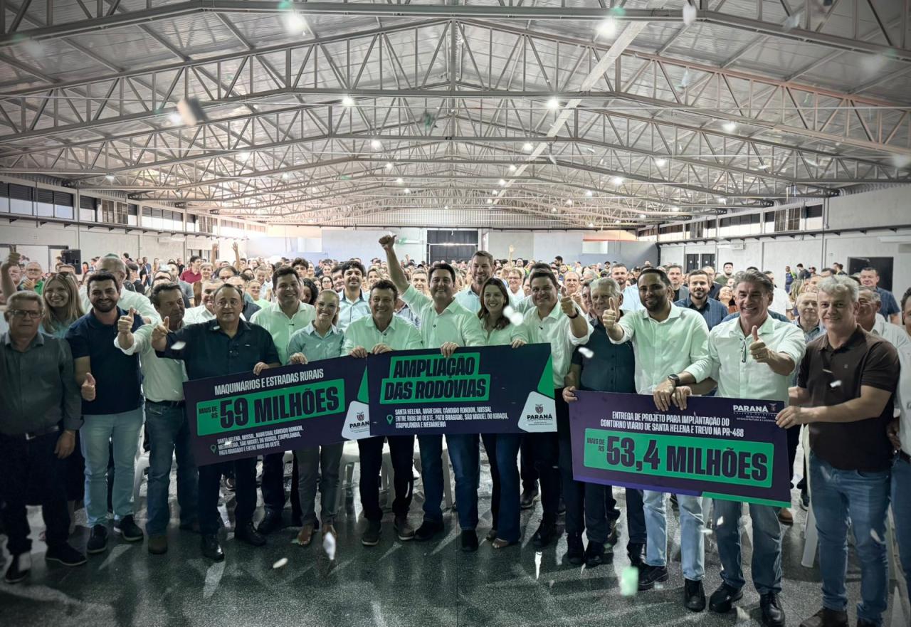 Santa Helena recebe investimento histórico e avança com novo contorno viário, trevo de acesso e revitalização da Praça Orlando Webber