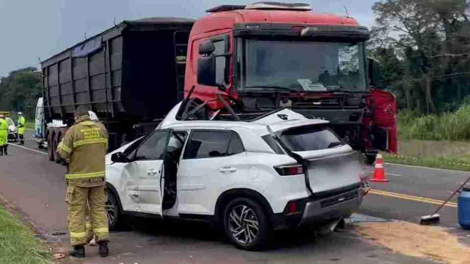 Após 22 dias internada, vítima de grave acidente na BR-277, filha de ex- prefeito deixa a UTI