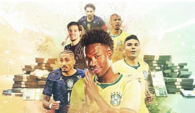 Veja top 10 dos maiores salários da Seleção; Neymar fica fora da lista