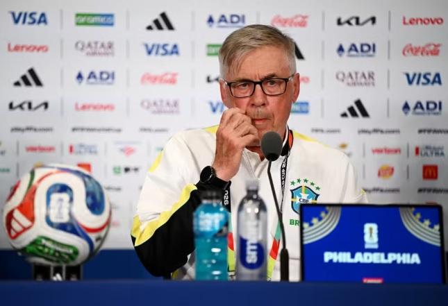 Ancelotti afirma que vai fazer mudanças na Seleção contra o Haiti