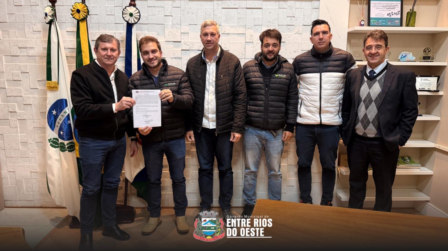 Projeto de abastecimento de água potável avança em Entre Rios do Oeste